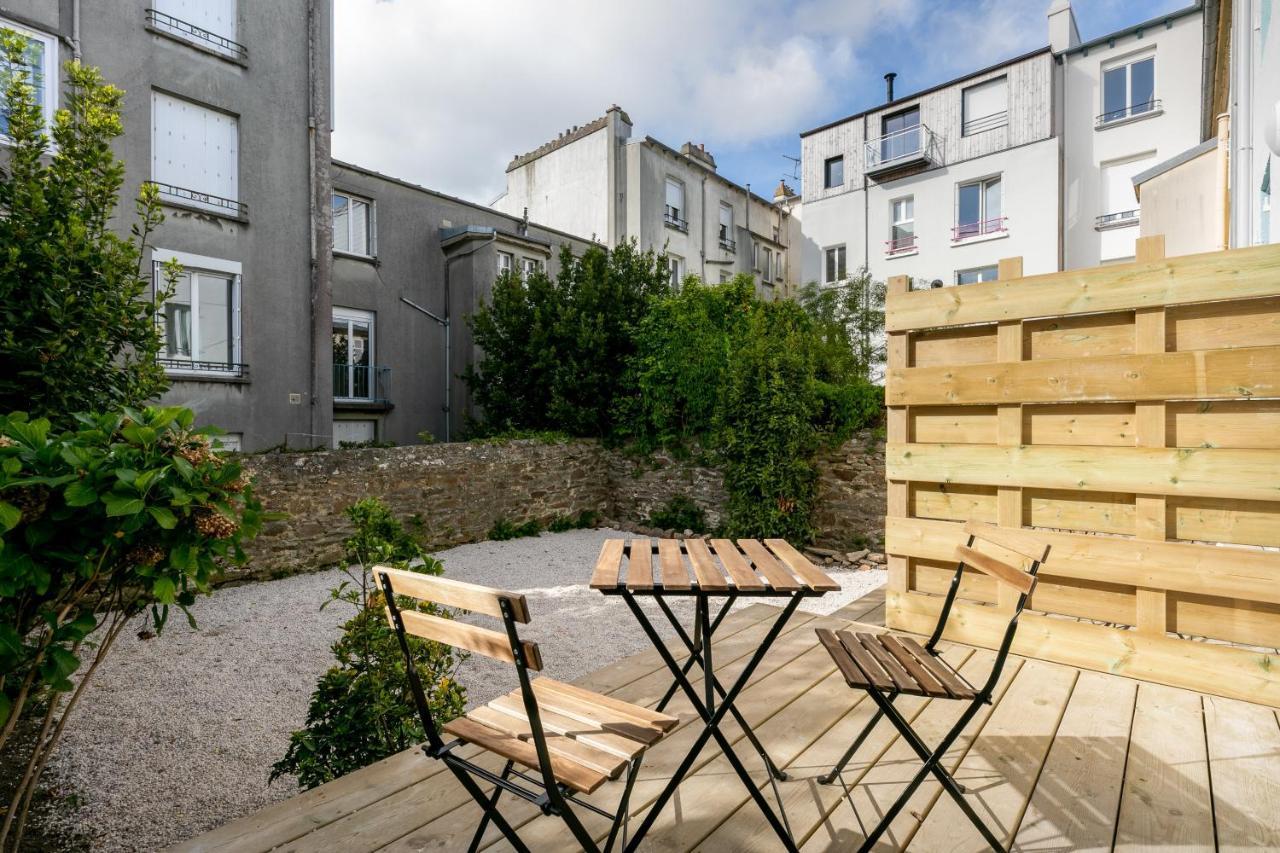 Ferienwohnung Gwer - Studio Neuf Hypercentre Terrasse Privee Brest Exterior foto